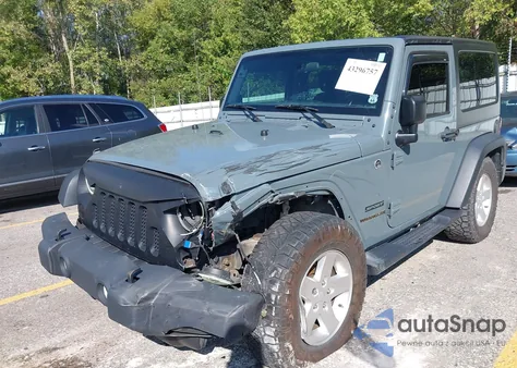 2015 Jeep Wrangler Sport z USA, uszkodzony, nr VIN 1C4GJWAG9FL662922